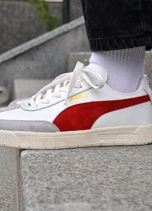 Чоловічі кросівки puma oslo-city white red2 фото