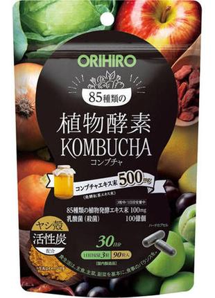 Orihiro plant enzyme kombucha 85 ферментованих рослин 90 табл на 30 днів