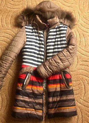 Дитячий пуховик зимовий