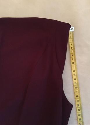 Нарядное бордовое платье marks &amp; spencer, 12, м2 фото