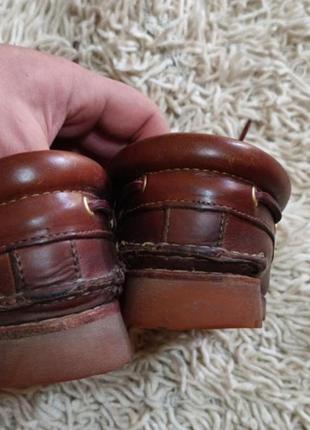 Кожаные туфли топсайдеры timemberlend -оригинал размер 37-385 фото