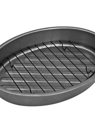 Деко для запікання з гратами stenson mh-4452 30х21х5 см
