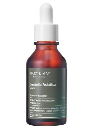 Высококонцентрированный серум с центеллой азиатской mary&may centella asiatica serum