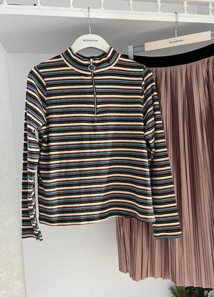Крутой гольф водолазка в рубчик батал primark