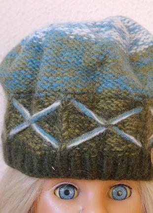 Шапка 100% вовна на розмір 50-58 miz.непал,ручна робота,на підкладці