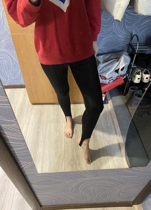Лосины леггинсы zara с зашипами