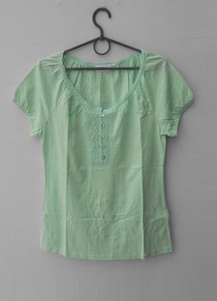 Хлопковая трикотажная блузка