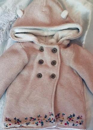 74, 80  кофта-теплушка для малюка  9-12 місяців