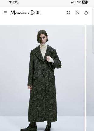 Пальто massimo dutti 8