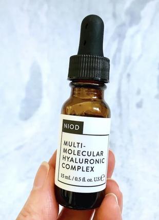 Niod multi-molecular hyaluronic complex супер зволожуюча сироватка 15 ml