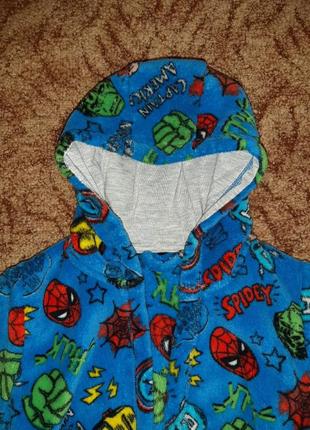 Халат марвел суппергерои на 2-3г 2