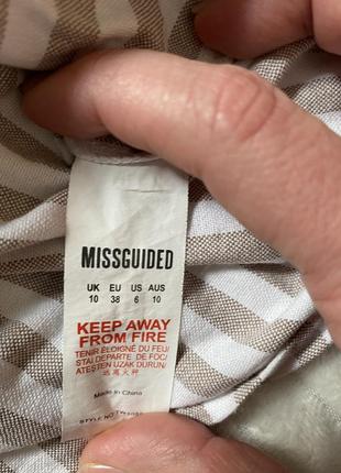 Топ рубашка,приспущенные плечи missguided4 фото