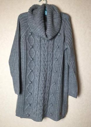 Стильное вязаное платье oversize свободного кроя от only
