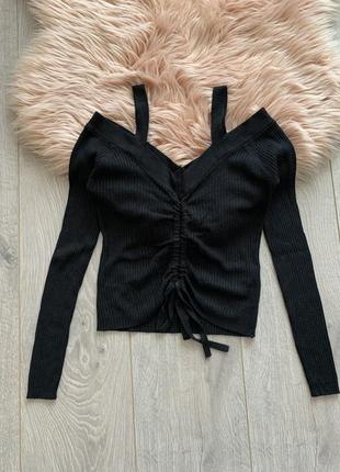 Трендовый джемпер с кулиской river island
