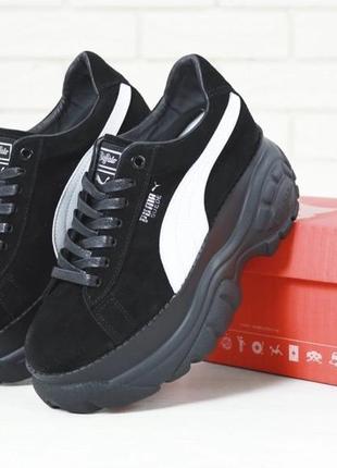 Женские кроссовки puma buffalo black