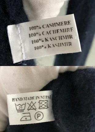 Mahogany cashmere свитер джемпер кашемир темно-синий2 фото