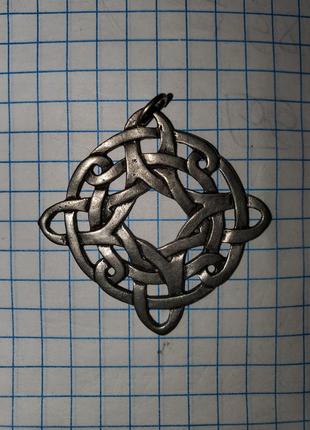 Винтажный редкий серебряный кулон кельтський узел щит серебро винтаж ретро vintage6 фото