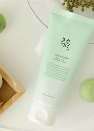 Очищувальний гель для вмивання з зеленою сливою beauty of joseon green plum refreshing cleanser 100ml