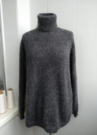 Светр з альпаки кід мохеру і меріносу