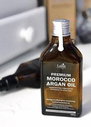 Аргановое масло для волос lador premium marocco argan hair oil, 100 ml