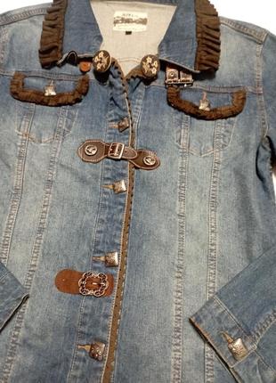 Alpin de luxe, джинсовая австрийская куртка, винтаж.2 фото