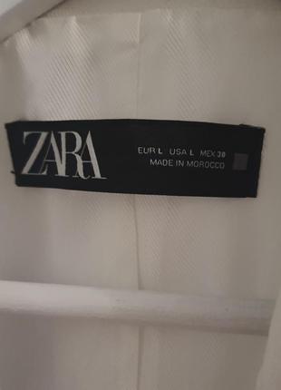 Zara классический элегантный двубортный блейзер8 фото