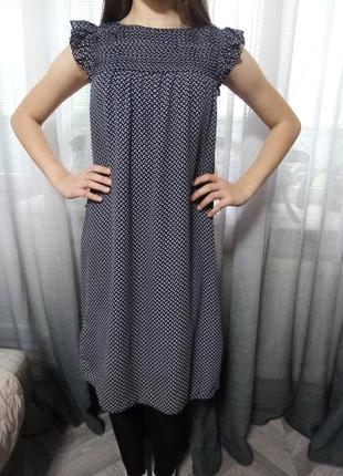 H&m літнє плаття шифон, р. s-xs
