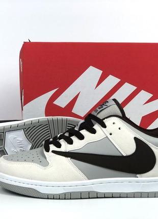 Мужские кроссовки nike hotel sb dunk low x travis scott playstation 1