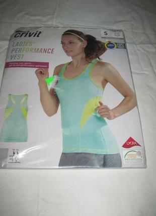 Новая майка crivit р.s 36/38, германия, спортивная