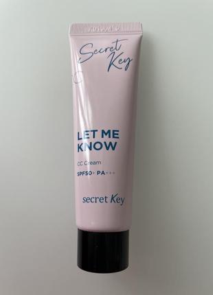 Сс крем від secret key з spf 50+ pa+++ у світлому відтінку, придатний до 30.06.2024