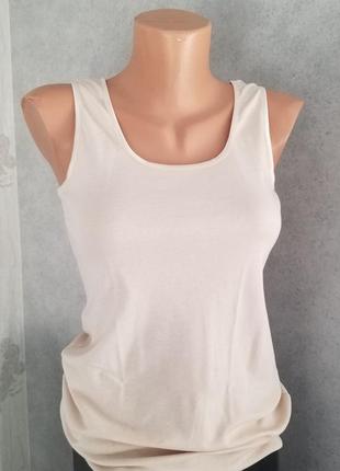 Майки жіночі бавовняні беж