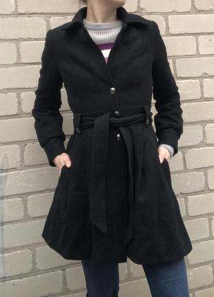 Пальто, демісезонне пальто , чорне пальто3 фото