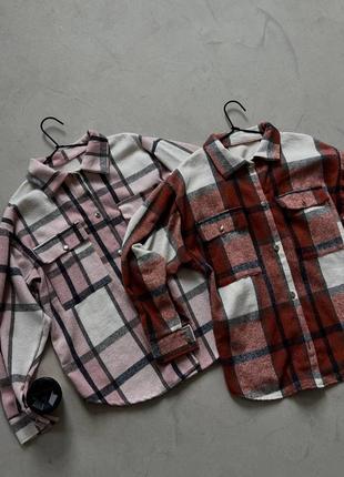 Рубашка в клетку (оверсайз)