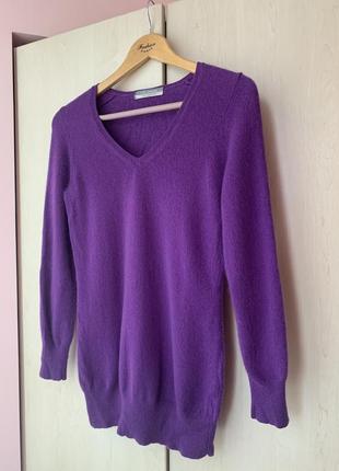 Кашемировый свитер в фиолетовом цвете от m&s7 фото