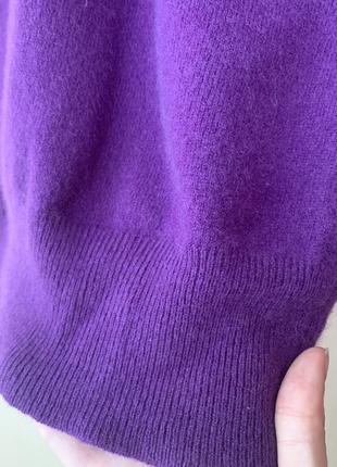 Кашемировый свитер в фиолетовом цвете от m&s8 фото