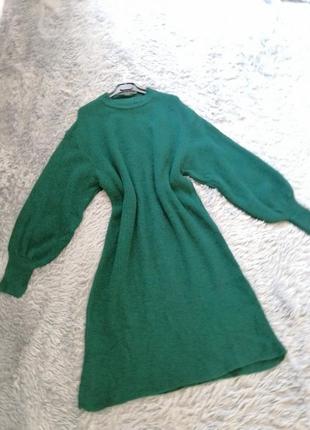 ⛔  вязаное платье свитер6 фото