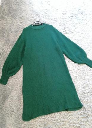 ⛔  вязаное платье свитер9 фото
