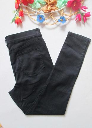 Суперовые чёрные джинсы джеггинсы скинни супер стрейч f&f 💜❄️💜8 фото