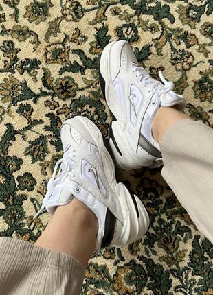 Женские кроссовки nike m2k tekno white black 36-37-38-39-416 фото