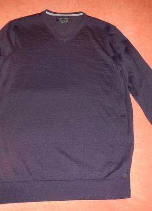 Светр, джемпер пуловер кофта f&amp;f p.48-50(l) 100% вовна мериноса3 фото