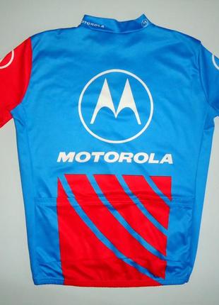 Велофутболка велоджерси giordana motorola volvo cycling jersey 1995 lance armstrong винтажная (xl-6)2 фото