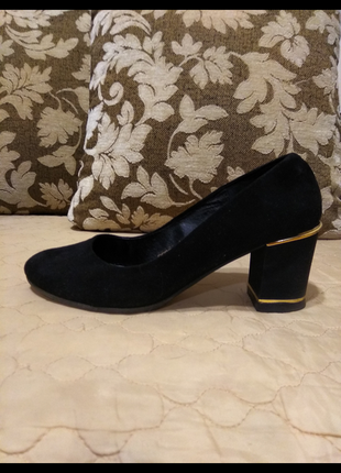 Туфли замшевые