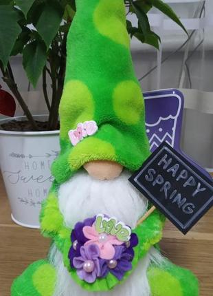 Скандинавский гном " весняний" 🌺🌺🌺