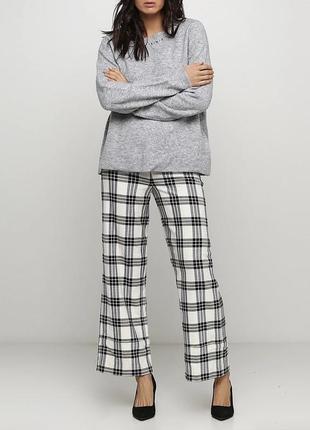 Брюки в клетку h&m