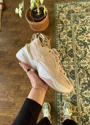 Женские кроссовки nike m2k tekno beige white 37-38-39-40-412 фото