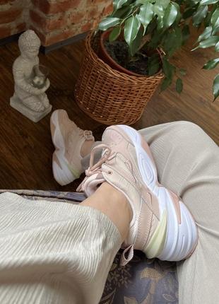 Женские кроссовки nike m2k tekno beige white 37-38-39-40-414 фото