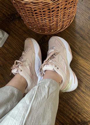 Женские кроссовки nike m2k tekno beige white 37-38-39-40-416 фото