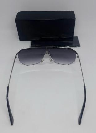 Cazal mod 9089 чоловічі сонцезахисні окуляри маска сірий градієнт5 фото