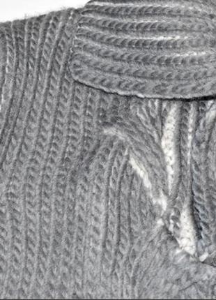 Zara стильный теплый свитер с шерстью и ангорой3 фото