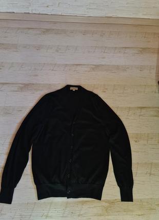 Легка вовняна шерстяна кофта светр кардиган burberry5 фото